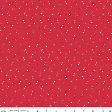 SALE Seasonal Basics Stars C657 Red - Riley Blake Designs - Americana Patriotic Independence Day Star - Quilting Cotton Fabric