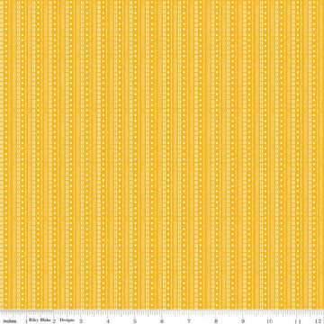 SALE Awesome Autumn Stripes C12178 Saffron - Riley Blake Designs - Fall Stripe Striped - Quilting Cotton Fabric