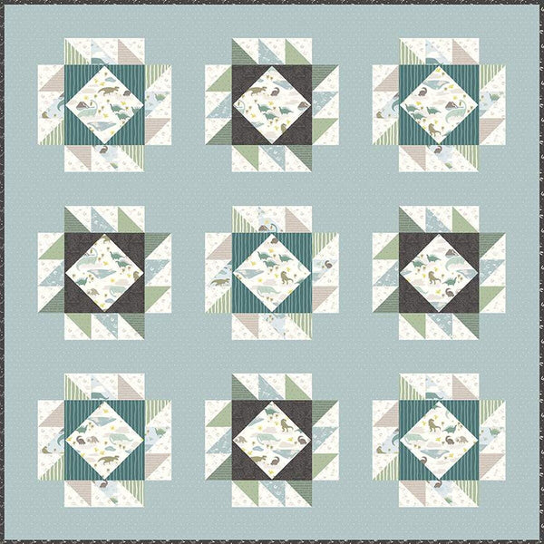 SUPER DEAL! Roar Quilt Pattern P159 by Citrus and Mint Designs - Riley Blake Designs - INSTRUCTIONS Only - Children's with Pieced Back