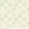 SALE Adel in Winter Snowflakes C12267 Mint - Riley Blake Designs - Christmas Snowflake Dots - Quilting Cotton Fabric