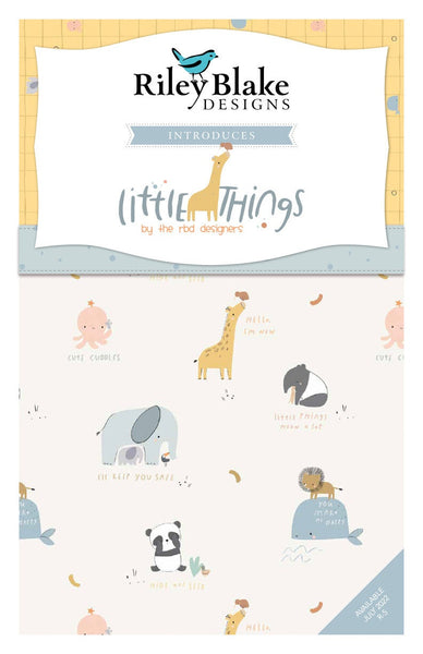 Little Things 2.5 Inch Rolie Polie Jelly Roll 40 pieces - Riley Blake Designs - Precut Pre cut Bundle - Children's - Cotton Fabric