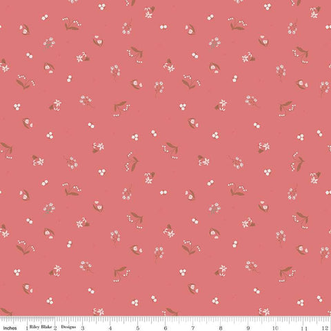 SALE Emma Ditzy C12216 Rose by Riley Blake Designs - Floral Flowers - Quilting Cotton Fabric