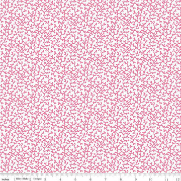 SALE Riviera Collection B Corallium C 01666452C - Riley Blake Designs - Coral Marine Lace Pink -  Liberty Fabrics  - Quilting Cotton Fabric