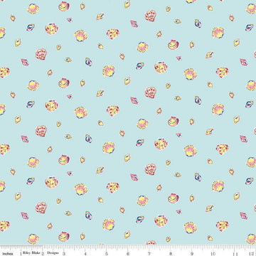 CLEARANCE Riviera Collection B Sea Shells B 01666454B - Riley Blake Designs - Beach Shell -  Liberty Fabrics  - Quilting Cotton Fabric