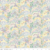 Fat Quarter End of Bolt - SALE Riviera Collection C Shell Garden C 01666457B - Riley Blake - Floral Flowers - Liberty - Quilting Cotton