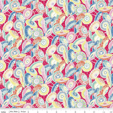 SALE Riviera Collection B Sun Parasol B 01666460B - Riley Blake Designs - Parasols - Liberty Fabrics  - Quilting Cotton Fabric