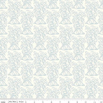 SALE Roar Volcanos C12461 Cream - Riley Blake Designs - Children's Erupting Volcano - Quilting Cotton Fabric