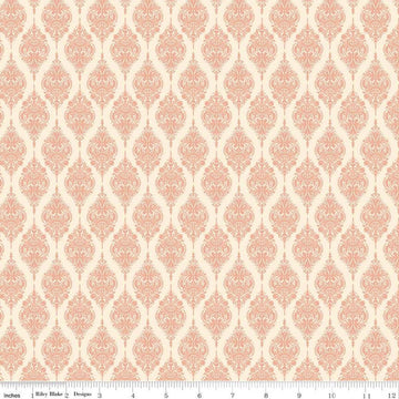 SALE Elegance Exquisite C12226 Dusty Rose - Riley Blake Designs - Damask Design - Quilting Cotton Fabric