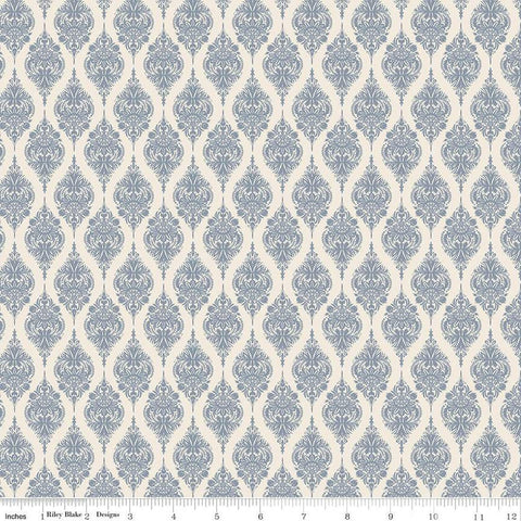 Elegance Exquisite C12226 Ivory by Riley Blake Designs - Damask Design - Quilting Cotton Fabric