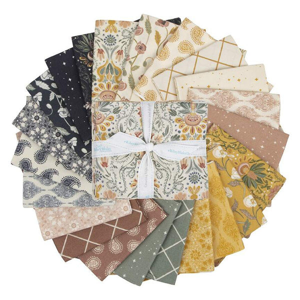 SALE Elegance Fat Quarter Bundle 22 pieces - Riley Blake Designs - Pre cut Precut - Quilting Cotton Fabric