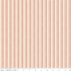 32" End of Bolt - Adel in Winter Stripe C12262 Cream - Riley Blake Designs - Christmas Stripes Striped - Quilting Cotton Fabric