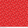 SALE Adel in Winter Tripleberry C12268 Red - Riley Blake Designs - Christmas Berries Squares - Quilting Cotton Fabric