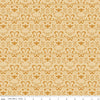 SALE Daisy Fields Damask C12483 Light Honey by Riley Blake Designs - Flowers Bees Hexagons - Quilting Cotton Fabric