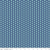 Daisy Fields Dots C12487 Denim by Riley Blake Designs - Polka Dot Dotted - Quilting Cotton Fabric