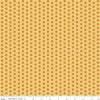 CLEARANCE Daisy Fields Dots C12487 Honey - Riley Blake Designs - Polka Dot Dotted - Quilting Cotton Fabric