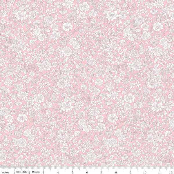 Emily Belle Collection 01666405A Candy Floss - Riley Blake Designs - Floral Flowers - Liberty Fabrics - Quilting Cotton Fabric