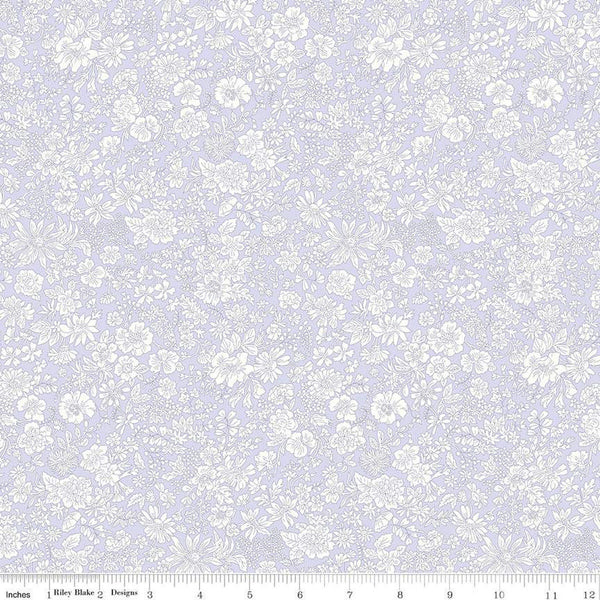 Emily Belle Collection 01666425A Lilac - Riley Blake Designs - Floral Flowers - Liberty Fabrics - Quilting Cotton Fabric