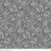 SALE Emily Belle Collection 01666430A Charcoal - Riley Blake Designs - Floral Flowers - Liberty Fabrics - Quilting Cotton Fabric