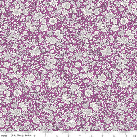 CLEARANCE Emily Belle Collection 01666436A Crocus - Riley Blake Designs - Floral Flowers - Liberty Fabrics - Quilting Cotton Fabric