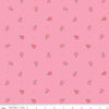 SALE Strength in Pink Daisies C12625 Pink by Riley Blake Designs - Floral Flowers Dots Breast Cancer - Quilting Cotton Fabric