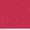 SALE Dainty Daisy C665 Jazzberry - Riley Blake Designs - White Daisies Floral Flowers Pin Dots - Quilting Cotton Fabric