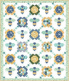 Daisy a Day Quilt PATTERN P138 - Beverly McCullough - Riley Blake Designs - INSTRUCTIONS Only - Daisies Bees Fat Quarter Friendly