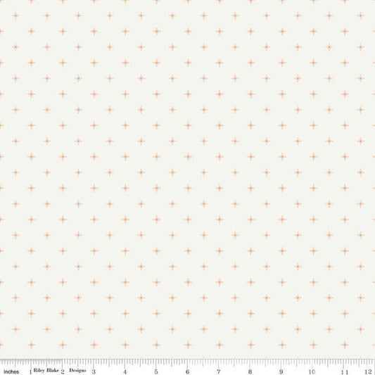 SALE Wildwood Wander Compass C12436 Cream - Riley Blake Designs - Four-Point Stars Geometric - Quilting Cotton Fabric