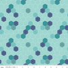 SALE Daisy Fields Honeycomb C12481 Scuba by Riley Blake Designs - Geometric Hexagons Hexies - Quilting Cotton Fabric