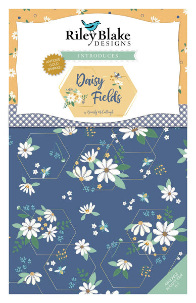 Daisy Fields 2.5 Inch Rolie Polie Jelly Roll 40 pieces - Riley Blake Designs - Precut Pre cut Bundle - Quilting Cotton Fabric