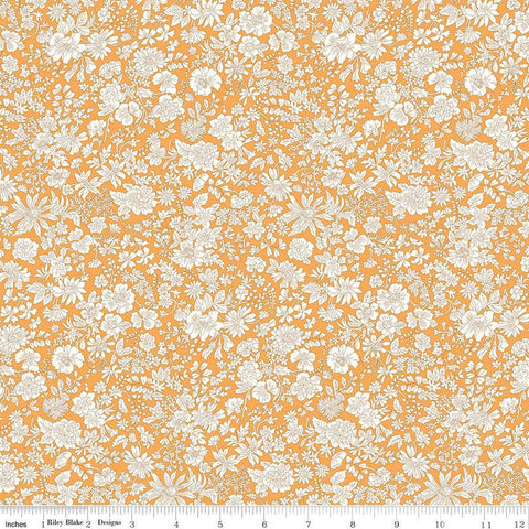 SALE Emily Belle Collection 01666402A Saffron - Riley Blake Designs - Floral Flowers - Liberty Fabrics - Quilting Cotton Fabric