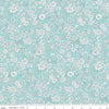 SALE Emily Belle Collection 01666410A Mermaid - Riley Blake Designs - Floral Flowers - Liberty Fabrics - Quilting Cotton Fabric