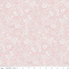 Emily Belle Collection 01666422A Powder Rose - Riley Blake Designs - Floral Flowers - Liberty Fabrics - Quilting Cotton Fabric