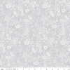SALE Emily Belle Collection 01666427A Shadow - Riley Blake Designs - Floral Flowers - Liberty Fabrics - Quilting Cotton Fabric