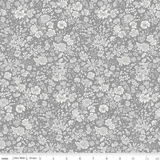 SALE Emily Belle Collection 01666429A Lead - Riley Blake Designs - Floral Flowers - Liberty Fabrics - Quilting Cotton Fabric