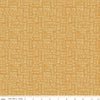 Love You S'more Text C12142 Gold - Riley Blake Designs - Camp Camping Words Phrases - Quilting Cotton Fabric