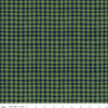 Love You S'more PRINTED Gingham C12143 Olive - Riley Blake Designs - Camp Camping Irregular Checks - Quilting Cotton Fabric