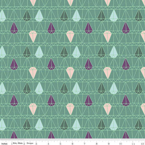 Molang Flowers Green - Riley Blake Cotton Fabric – Prism Fabrics & Crafts