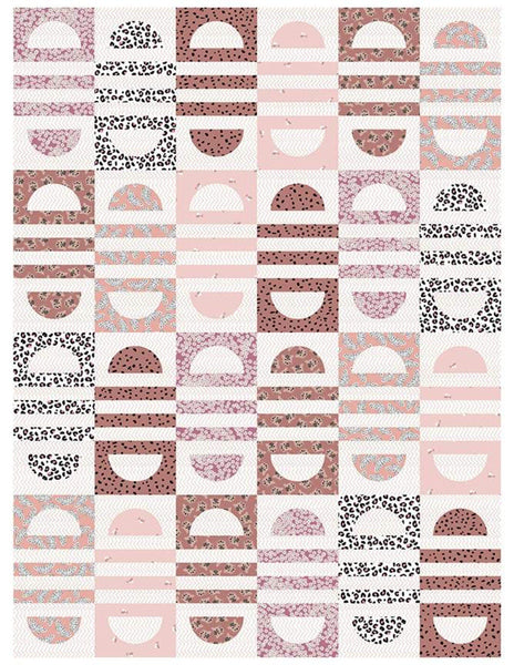 SALE Taren Studios Arches Quilt PATTERN P163 - Riley Blake - INSTRUCTIONS Only - Pieced Curves Stripes - Allie Perry - Multiple Sizes