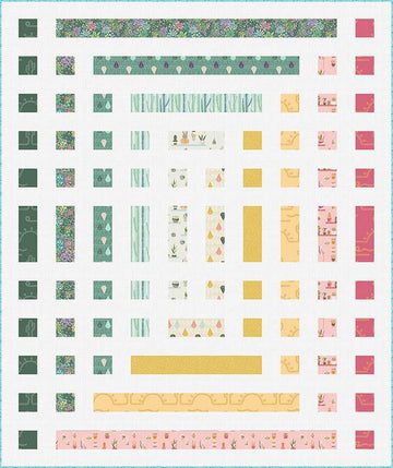 SALE Mackintosh Quilt PaTTERN P163 - Riley Blake - INSTRUCTIONS Only - Pieced Log Cabin Style - Allie Perry - Multiple Sizes