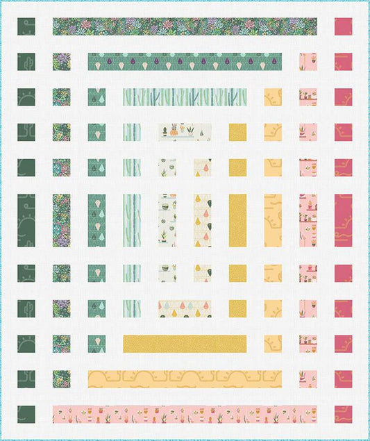 SALE Mackintosh Quilt PaTTERN P163 - Riley Blake - INSTRUCTIONS Only - Pieced Log Cabin Style - Allie Perry - Multiple Sizes