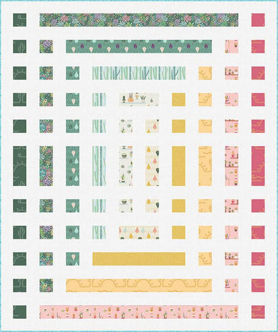 Mackintosh Quilt PATTERN P163 by Taren Studios - Riley Blake - INSTRUCTIONS Only - Pieced Log Cabin Style - Allie Perry - Multiple Sizes