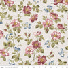 30" End of Bolt - CLEARANCE Midnight Garden Floral C12541 Putty - Riley Blake Designs - Flowers - Quilting Cotton Fabric