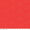 SALE FLANNEL Stars F12583 Red - Riley Blake Designs - Plus Signs Pin Dots - FLANNEL Cotton Fabric