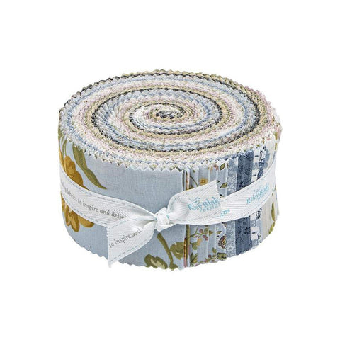 SALE Midnight Garden 2.5 Inch Rolie Polie Jelly Roll 40 pieces - Riley Blake Designs - Precut Pre cut Bundle - Quilting Cotton Fabric