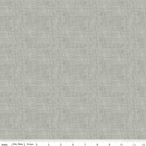 FLANNEL Nice Ice Baby Sketch F12575 Gray - Riley Blake Designs - Small Irregular Sketched Plaid Texture - FLANNEL Cotton Fabric