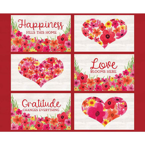 Monthly Placemats February Placemat Panel PD12402 by Riley Blake Designs - DIGITALLY PRINTED Valentine's - Quilting Cotton Fabric