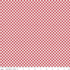 DEAL Bee Ginghams Carolyn C12551 Red - Riley Blake Designs - 3/16" Diagonal Plaid Checks - Lori Holt - Quilting Cotton Fabric