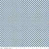DEAL Bee Ginghams Carolyn C12551 Denim - Riley Blake Designs - 3/16" Diagonal Plaid Checks - Lori Holt - Quilting Cotton Fabric