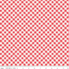 SALE Bee Ginghams Tammy C12554 Cayenne - Riley Blake - 1/4" PRINTED Gingham Diagonal Plaid Check - Lori Holt - Quilting Cotton Fabric