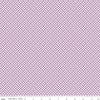 DEAL Bee Ginghams Rebecca C12555 Plum - Riley Blake Designs - 1/8" PRINTED Gingham Diagonal Plaid Check - Lori Holt - Quilting Cotton Fabric